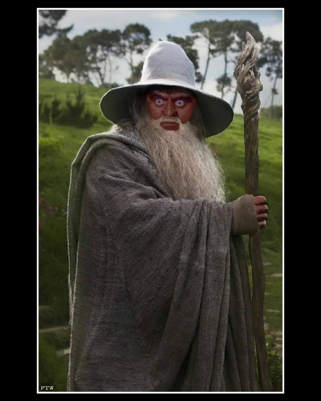 Okay, here's an analysis of the image, broken down into sections based on the requested theoretical frameworks. Given the nature of the image (a digitally manipulated, unsettling take on a familiar figure), some secti...