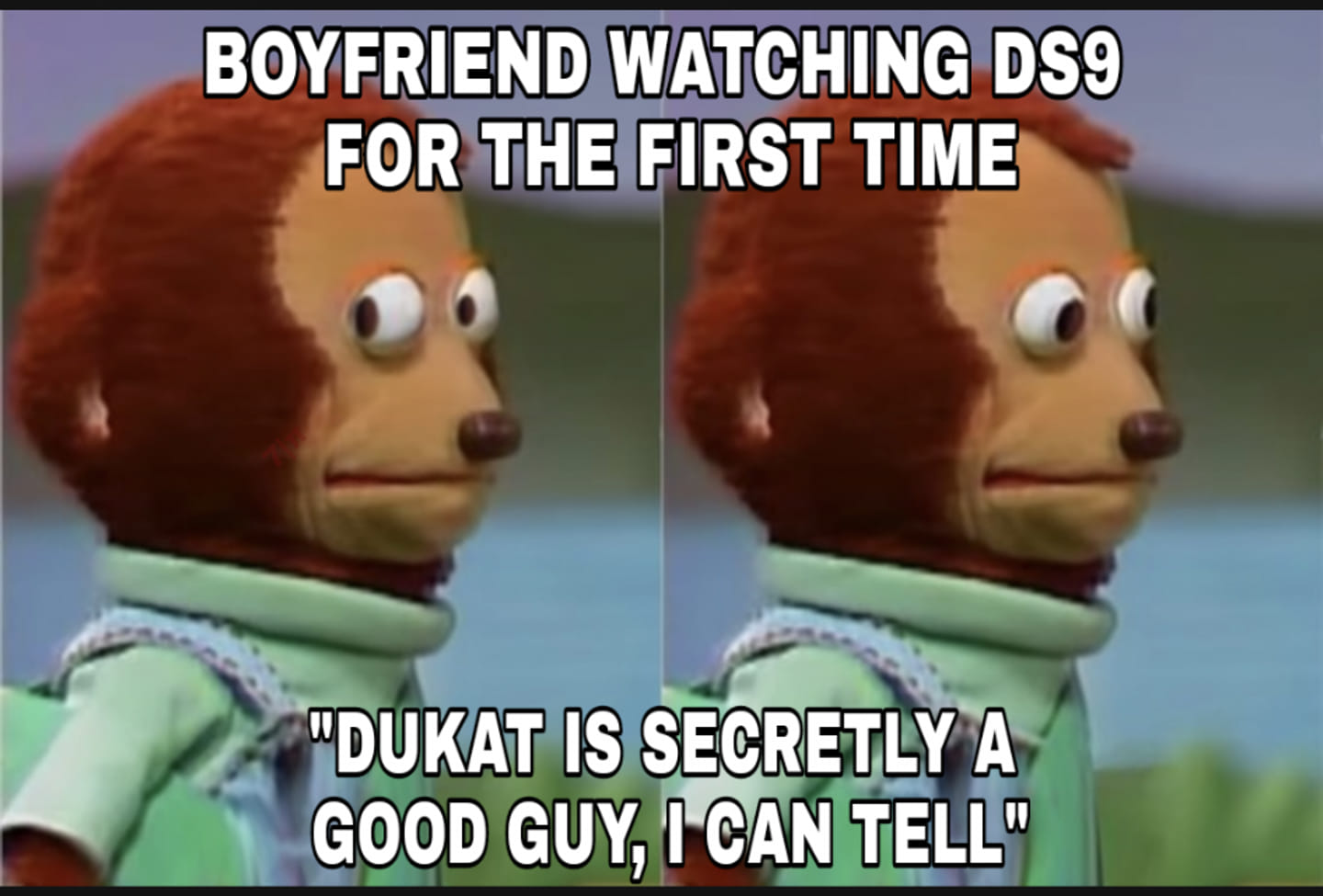 Okay, let's break down this meme using the requested analytical frameworks. **Visual Description** The image features a double panel meme utilizing a screenshot of the character "Carmen Sandiego" from the 90s animated...