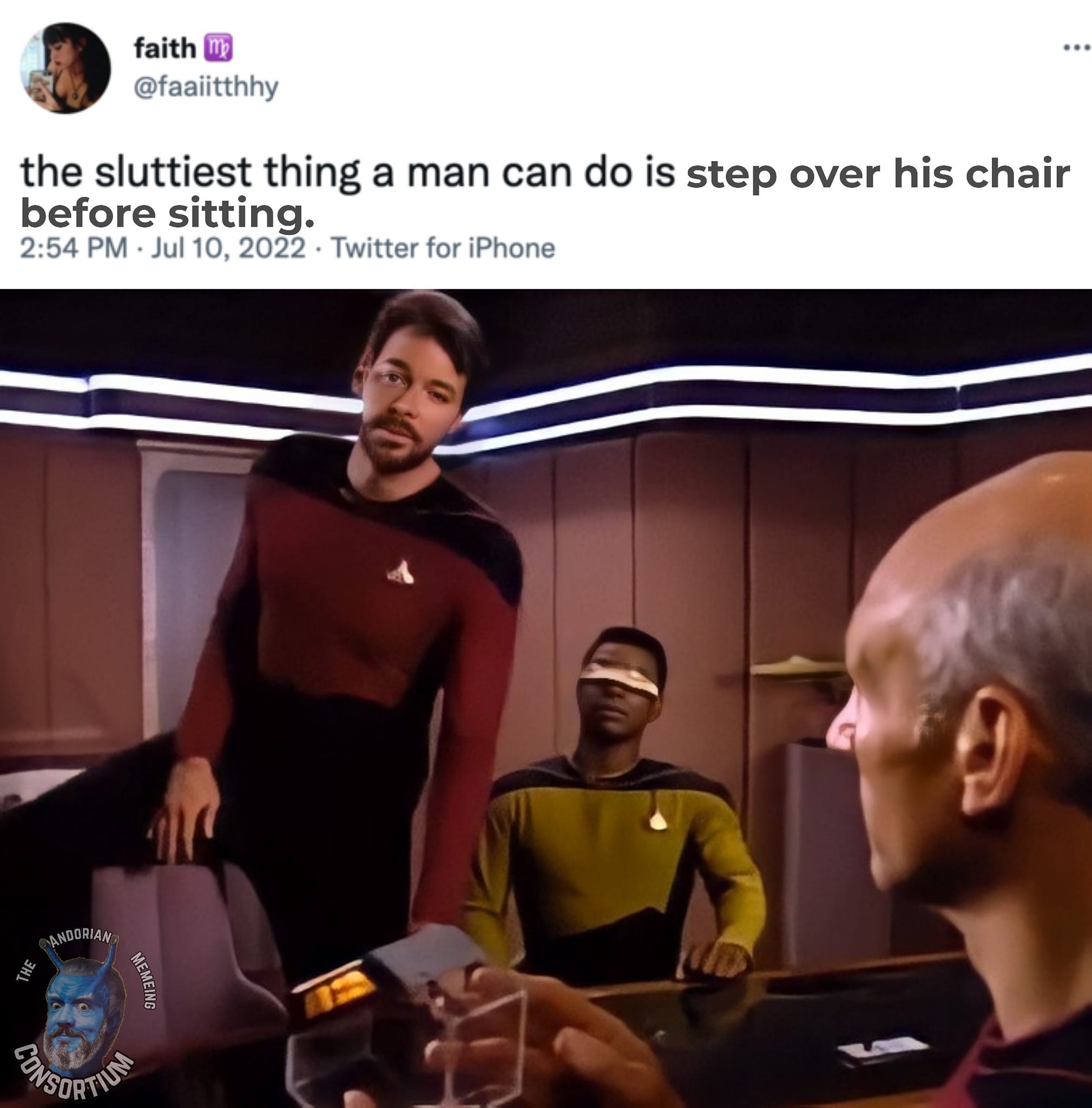 Okay, let's break down this meme with the requested theoretical lenses. It's a *very* peculiar meme, so some of these will be stretches, and some won't apply at all. **Visual Description** The image is a screencap fro...