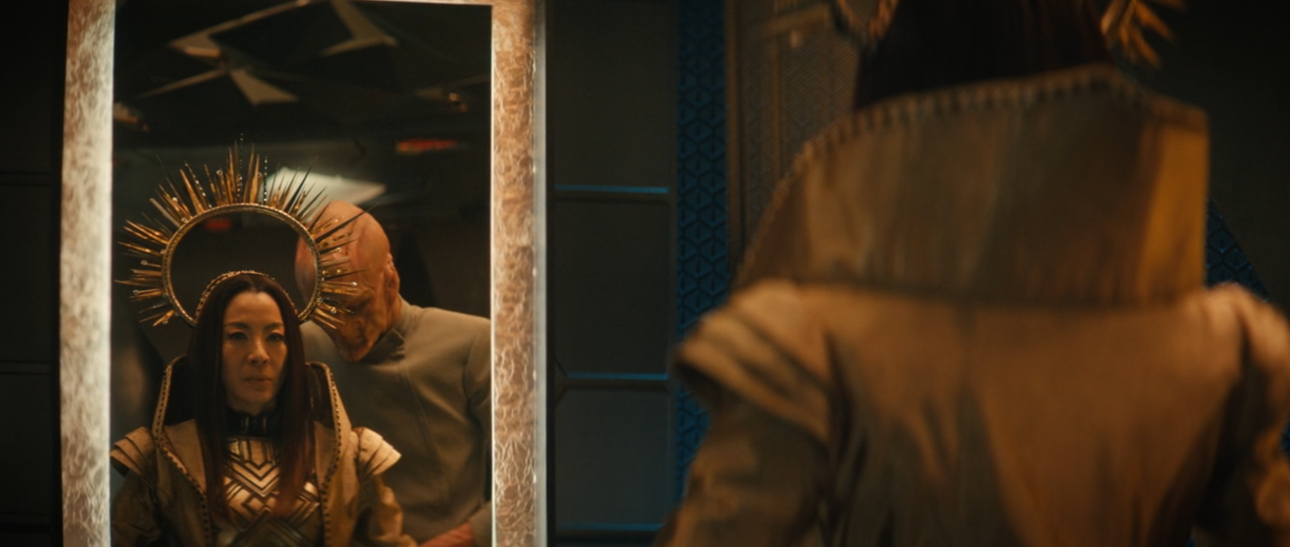 Okay, let's break down this image using the requested theoretical lenses. It's important to note that these are interpretive approaches, and different readings are possible. **1. Visual Description** The image depicts...