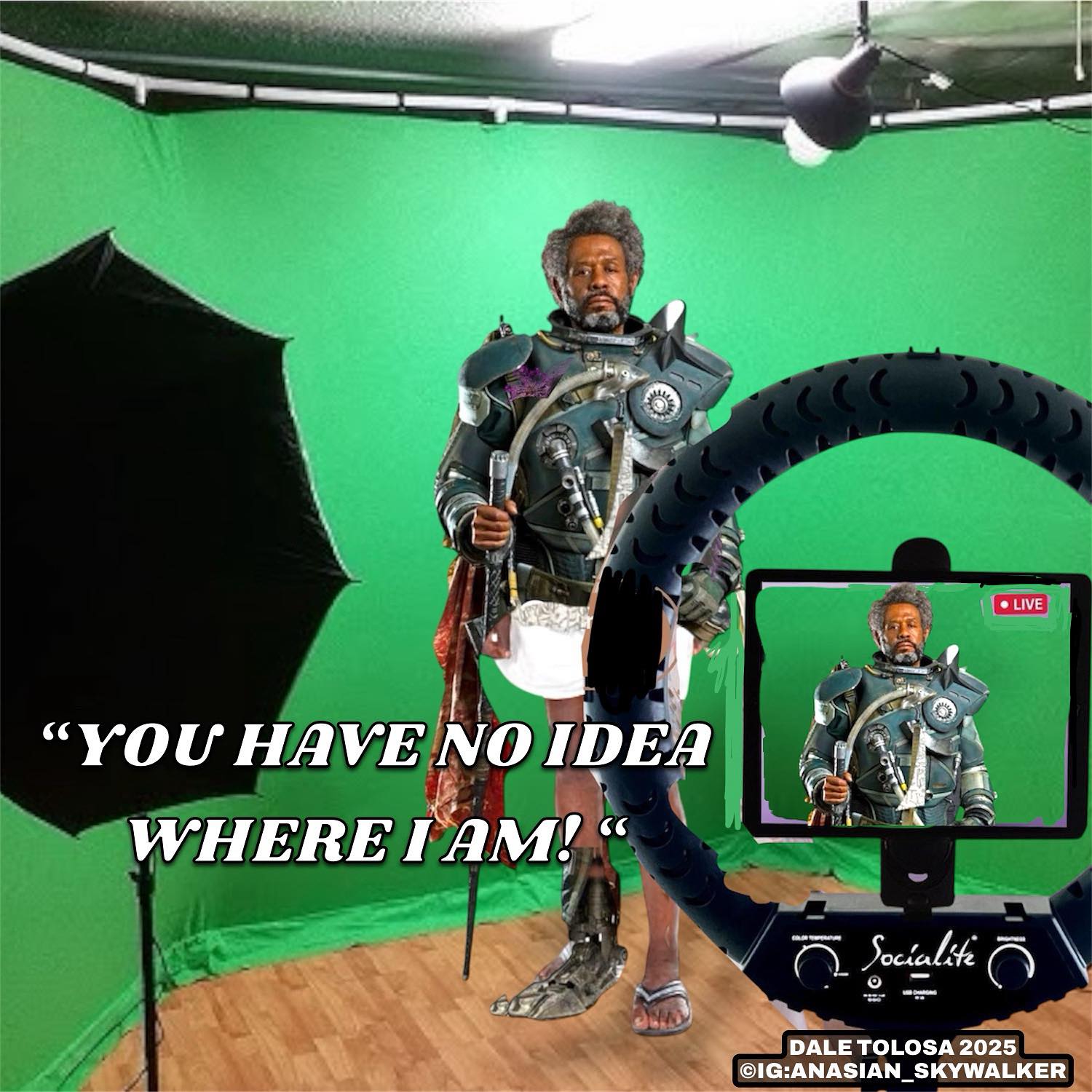 Okay, here's an analysis of the image, broken down into sections as requested. Not all categories will apply, but I'll cover those that seem most relevant. **Visual Description** The image depicts actor Clarke Peters...