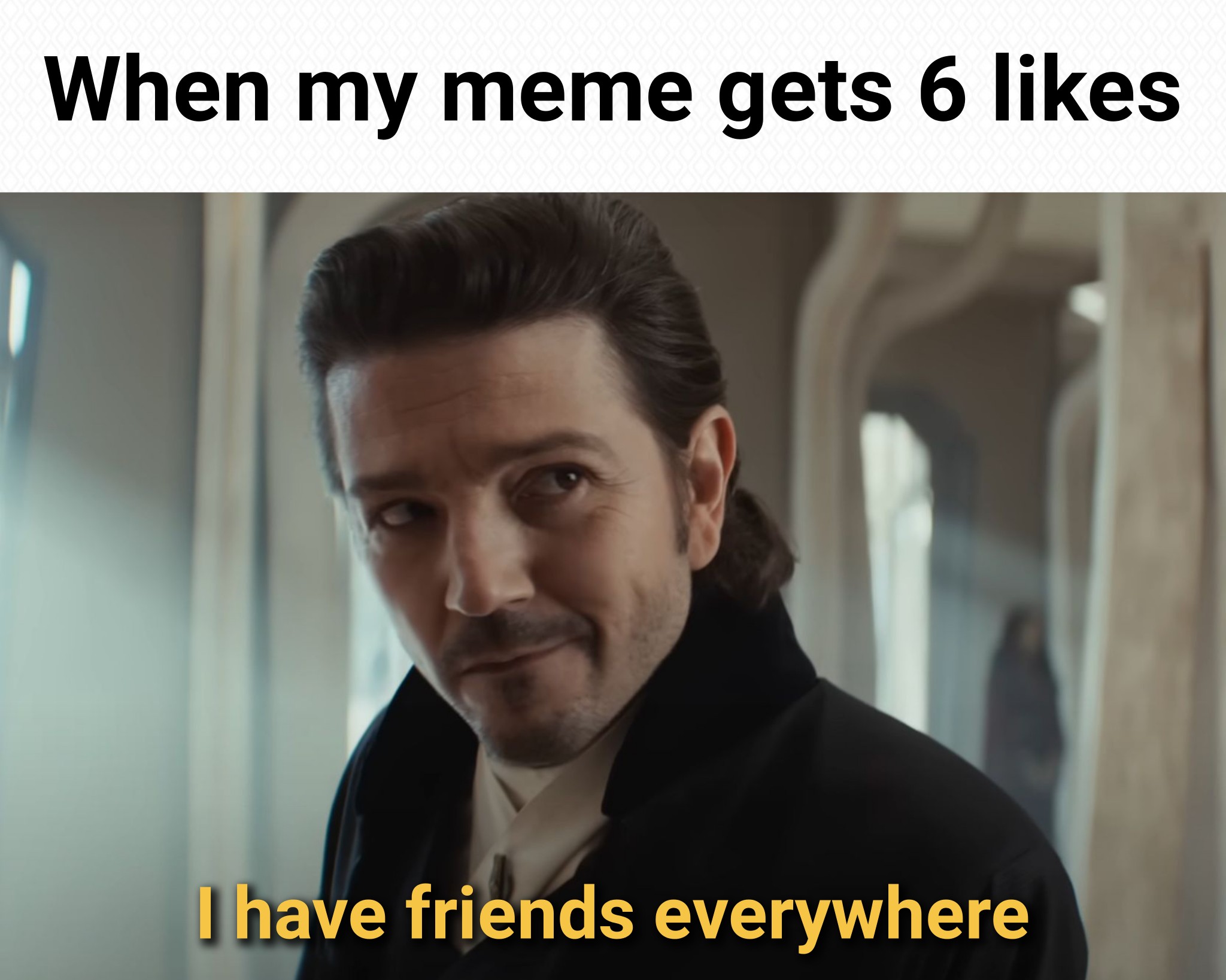 Okay, let's break down this meme through several theoretical lenses. ## Visual Description The image is a still from the film *Mr. Robot*. It features Elliot Alderson, played by Rami Malek, looking directly at the cam...