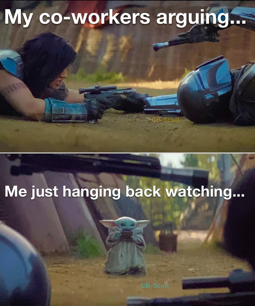 Okay, let's break down this meme using various theoretical frameworks. ## Visual Description The meme is a two-panel image utilizing a scene from *The Mandalorian*. * **Top Panel:** Shows Din Djarin (The Mandalorian)...