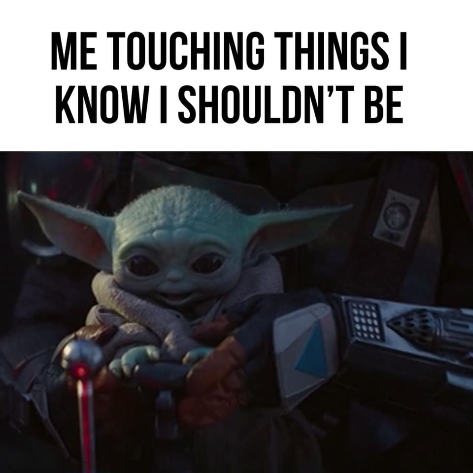 Okay, here's an analysis of the image, broken down into the requested theoretical frameworks where applicable. ## **Visual Description** The image features “Baby Yoda” (Grogu) from *The Mandalorian*. He is looking dir...