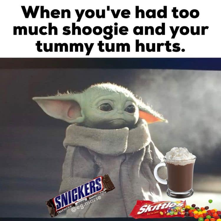 Okay, let's break down this meme through several theoretical lenses. It's a surprisingly rich image for analysis! ## Visual Description The image is a digitally manipulated photograph featuring “Baby Yoda” (Grogu) fro...