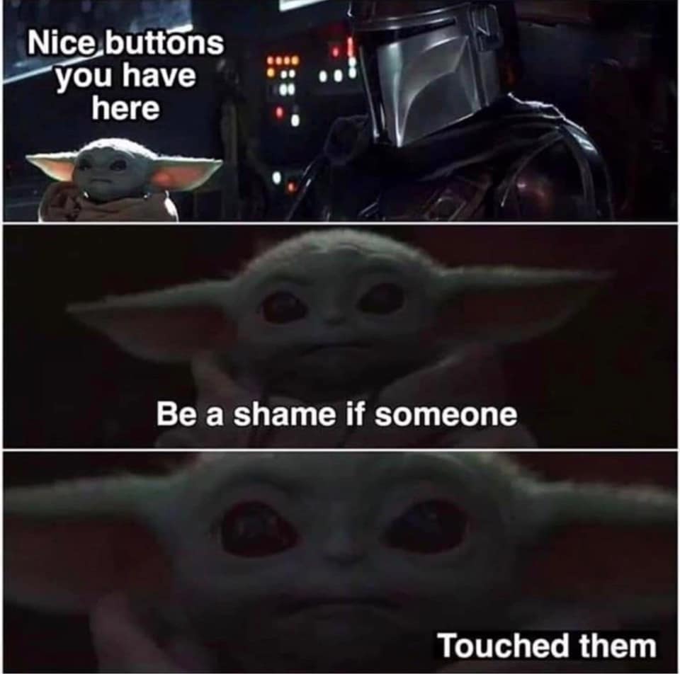 Okay, let's break down this meme through several critical theory lenses. It's a surprisingly rich meme for its simplicity! **Visual Description** The meme consists of three panels featuring imagery from *The Mandalori...