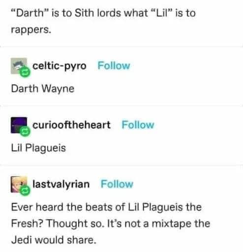 Okay, let's break down this social media exchange through several critical theory lenses. It's important to note that because this is a playful exchange, applying high theory might seem a little 'extra', but it's a go...