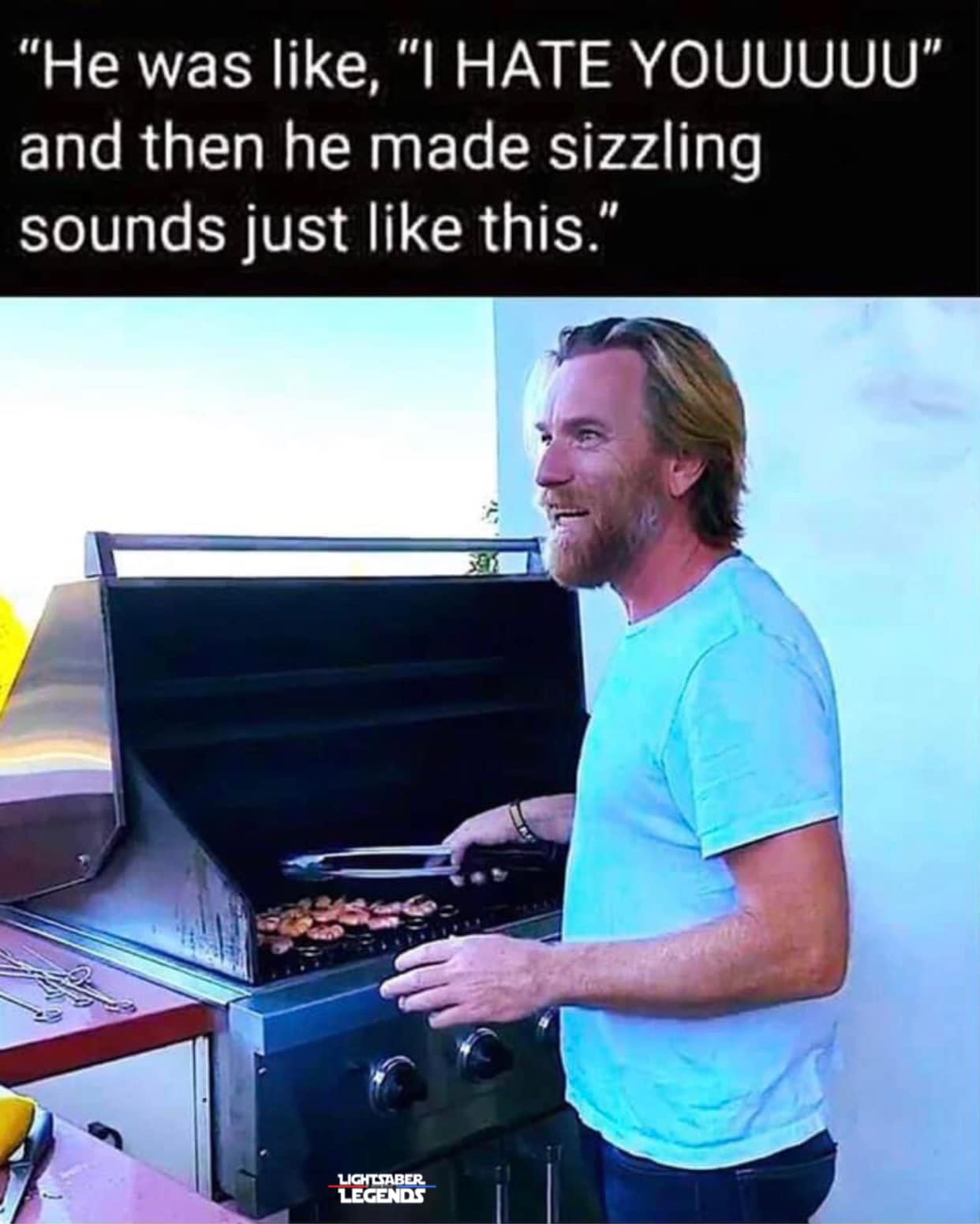 Okay, let's break down this image/meme through the requested theoretical lenses. It's a bit of a strange one, so some sections will be more developed than others. **Visual Description** The image depicts a Caucasian m...