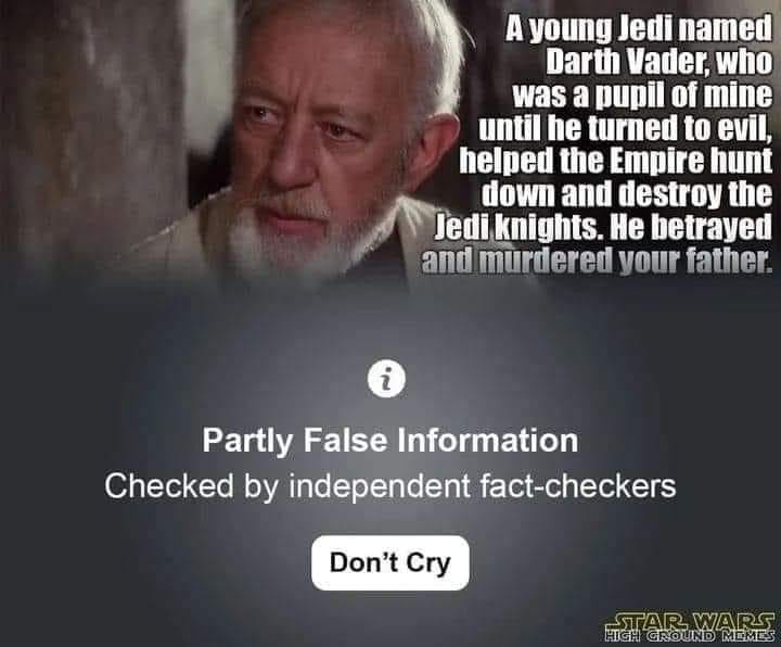 Okay, let's break down this image/meme through the requested theoretical lenses. It's a fascinating example of how popular culture intersects with discourse about truth, power, and affect. **Visual Description** The i...