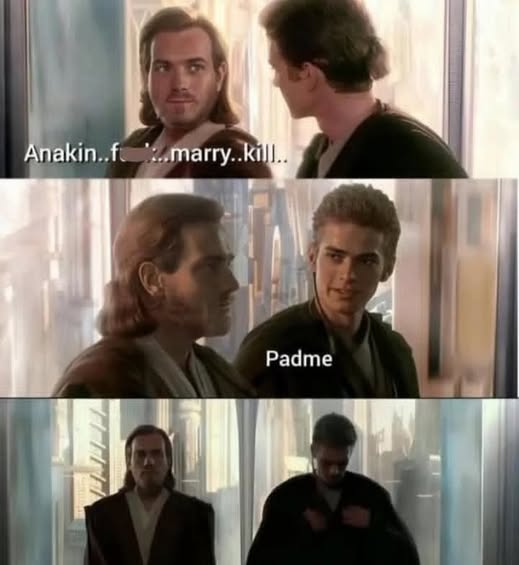 Okay, here’s an analysis of the provided *Star Wars* meme image, broken down into the requested theoretical frameworks. It’s important to note that applying complex theory to a meme is often a bit playful, and we'll f...