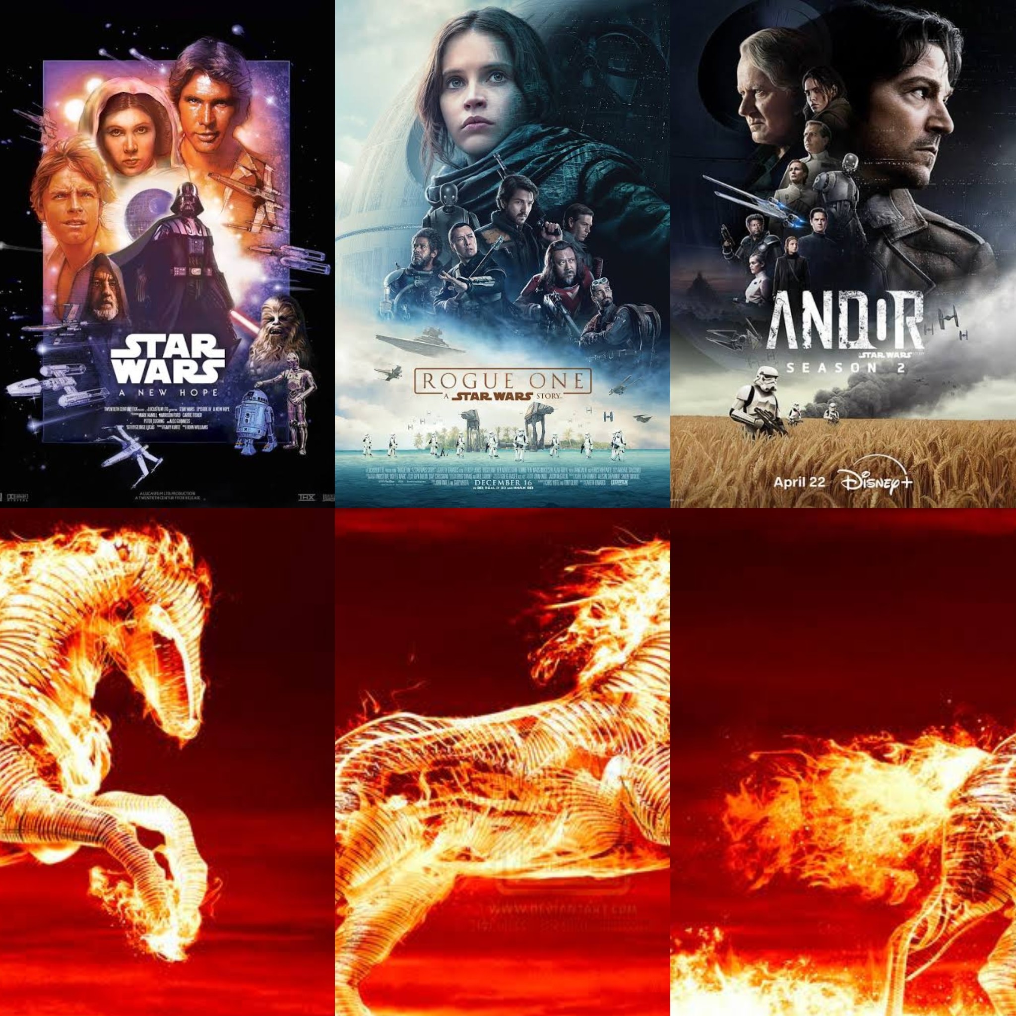 Okay, here's an analysis of the Star Wars posters provided, broken down into the sections you requested. It's important to note that applying these complex theoretical frameworks to promotional materials like posters...