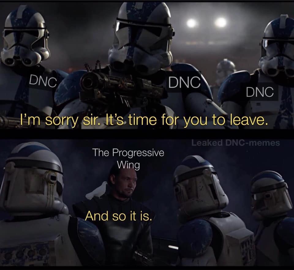 Okay, let's break down this image/meme through a few relevant theoretical lenses. It's a dense image with a lot of potential for interpretation. **Visual Description** The image features a group of Clone Troopers from...