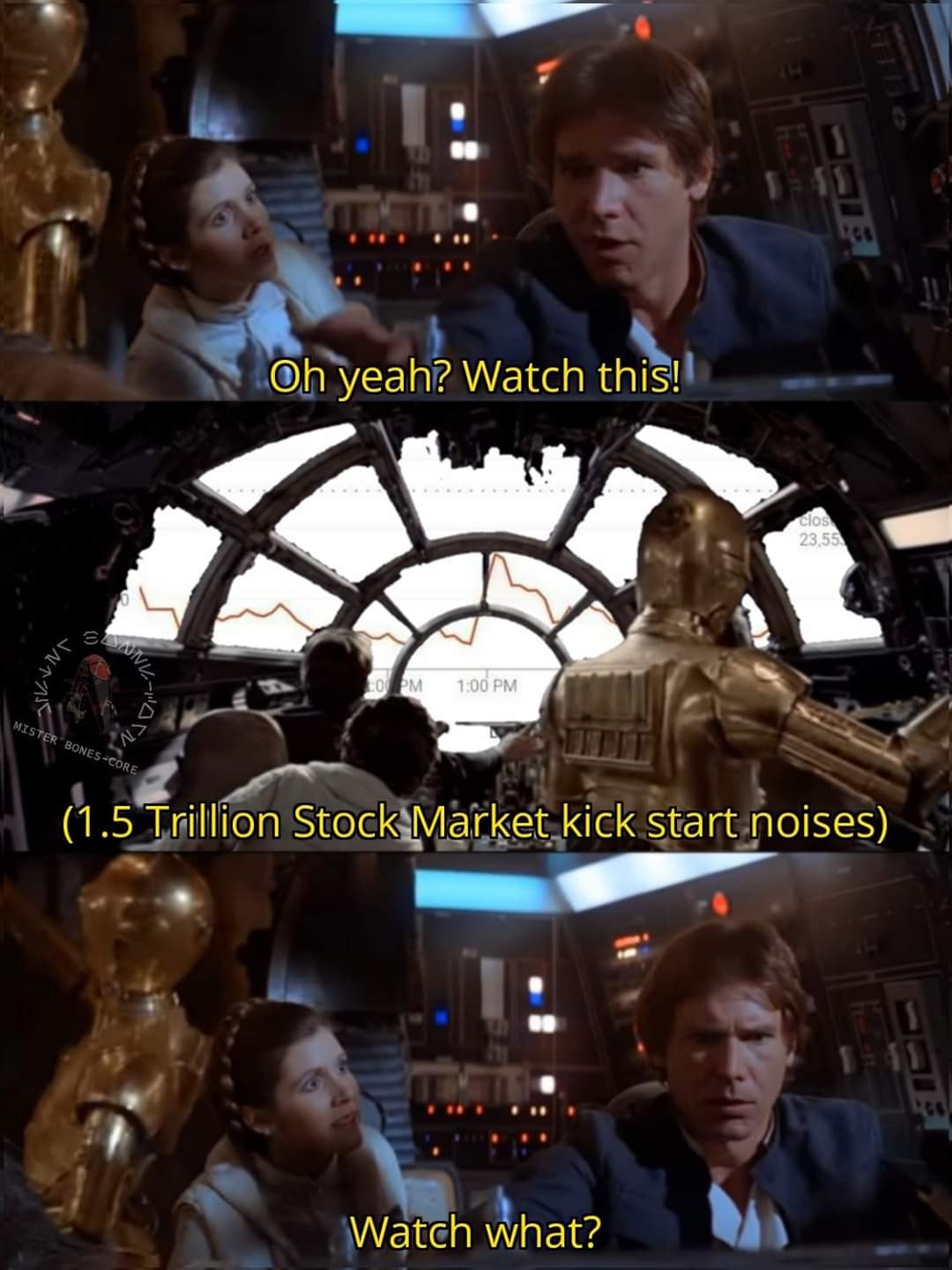 Okay, let's break down this meme image through the requested theoretical lenses. It's a rich image, even in its silliness, providing surprisingly fertile ground for analysis. ## Visual Description The image is a scree...