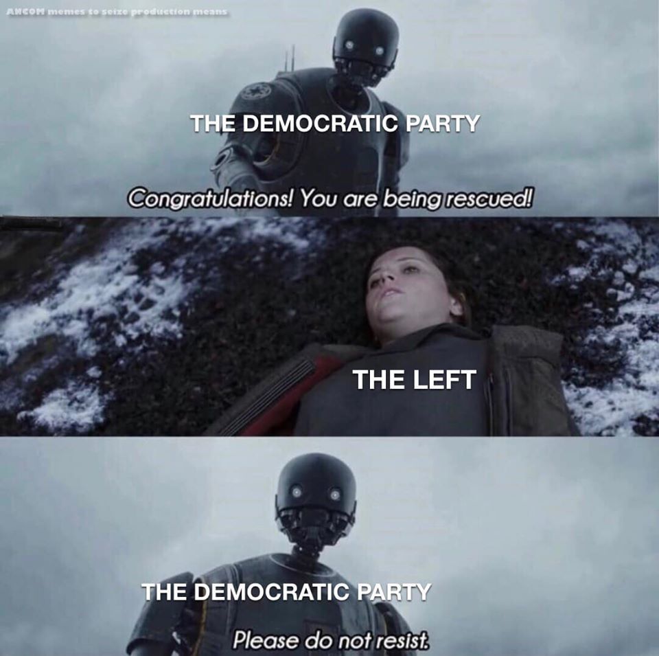 Okay, here's an analysis of the meme, broken down into the sections you requested, focusing on applicable theoretical frameworks. **Visual Description** The meme is a three-panel image taken from a scene in the film *...