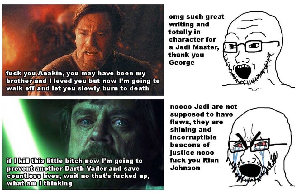 Okay, here's a breakdown of the image/meme, attempting to address the requested theoretical lenses where applicable. It's a complex image with layered cultural references, so this will be a relatively detailed respons...