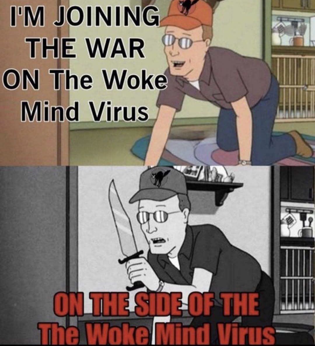 Okay, let's break down this image/meme through the lenses of various critical theories. It’s important to note that this is an interpretation, and other readings are possible. It's a *highly* charged image with strong...