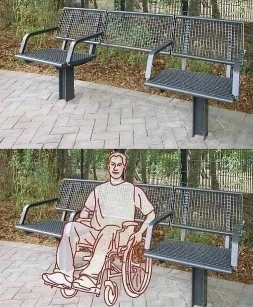 Okay, let's break down the image pair using the requested theoretical lenses. It’s important to remember that applying these theories to an image is interpretation, and different readings are possible. **Visual Descri...