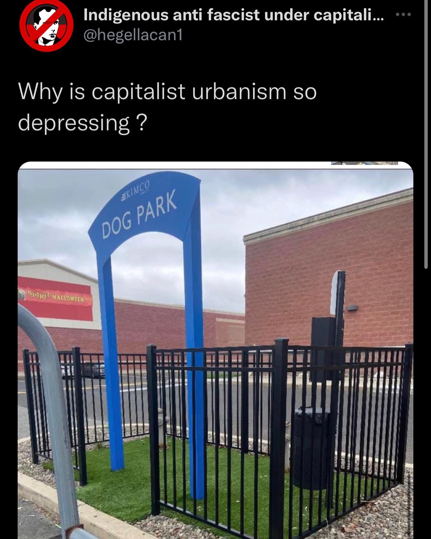 Okay, let's break down this image and its accompanying tweet through various critical lenses. It's a complex image, so we’ll see how different frameworks apply. **Visual Description** The image presents a stark, somew...