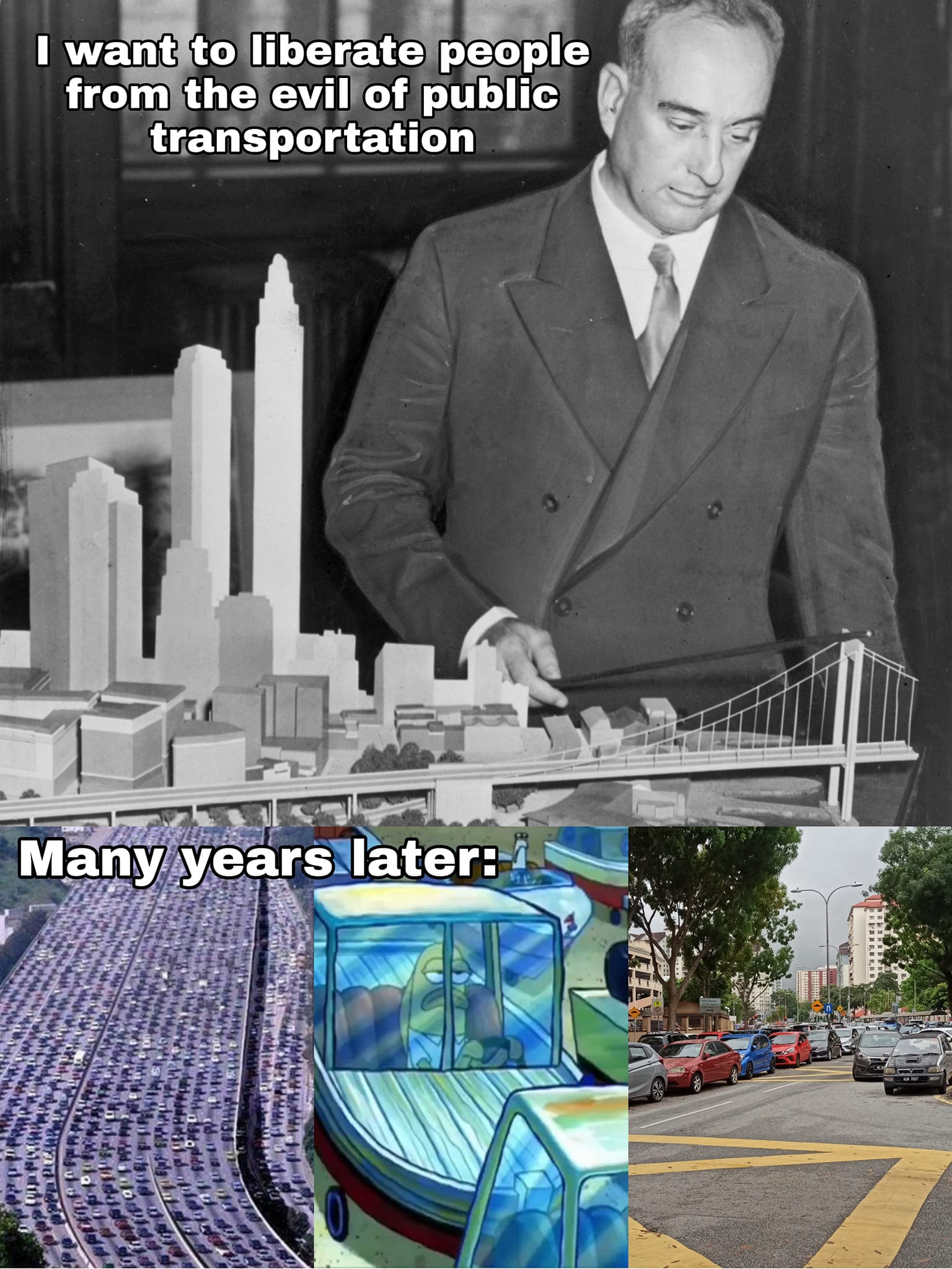 Okay, let's break down this image/meme through several theoretical lenses. It's a potent visual argument with a lot of layers. ## Visual Description The image is a meme consisting of two main sections. The top section...